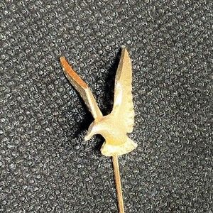American Eagle Gold Lapel Stick Pin with Cap included